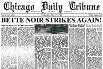 Chicago Tribune: Bette Noir Strikes Again!